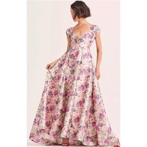 LOVESHACKFANCY Gilvery Veiled Kiss Maxi A-Line Maxi Dress